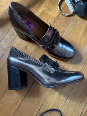 Best Trail Running Shoes franco sarto metalic oxford -womens sz 4.5 3 (Big Kid)