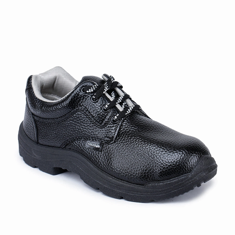 Freedom Casual (Black) Safety Marked Steel Toe Shoes VIJYATA-1A By Liberty Blazer Low Suede Premium Casual Shoes