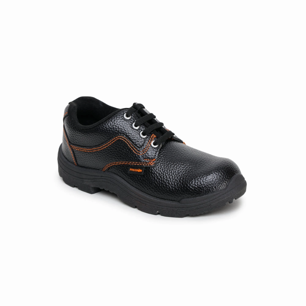 Freedom Casual (Orange) Safety Marked Steel Toe Shoes VIJYATA-1A By Liberty Casual Bike Clip Shoes