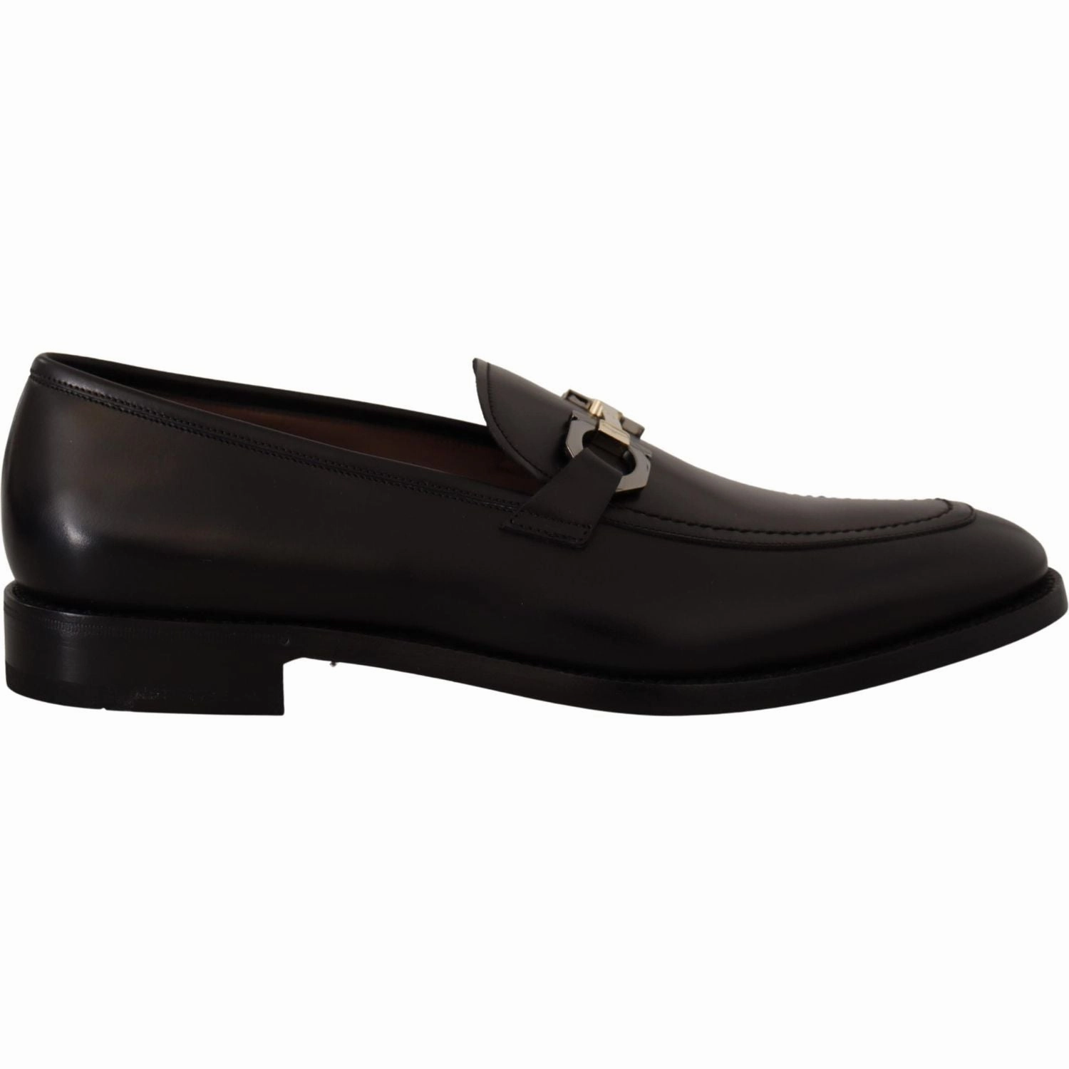 Loafers Dsw Salvatore Ferragamo Suave Black Leather Gancio Bit Loafers