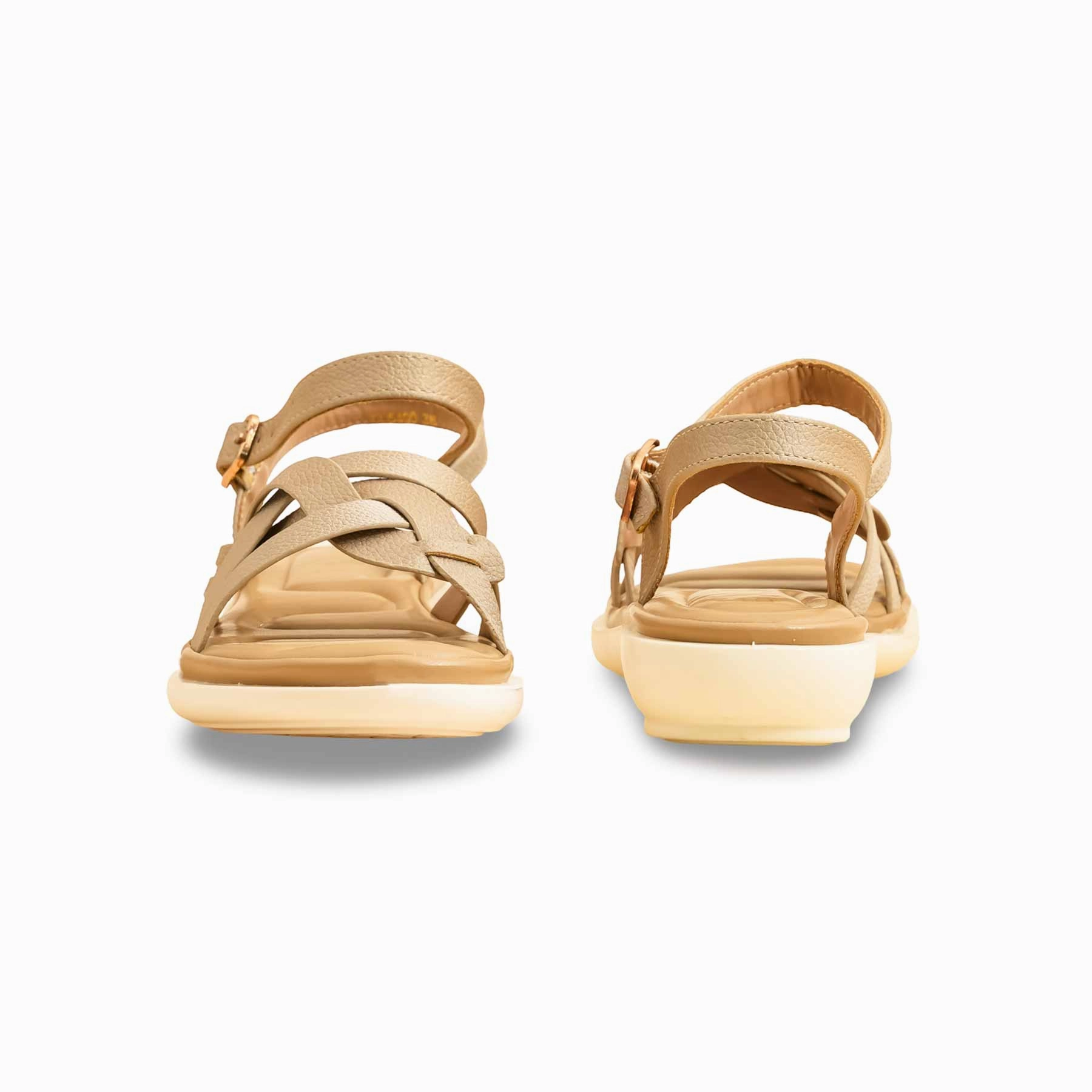 Bronze Casual Sandal For Ladies CL5490 Racing Flats Vs