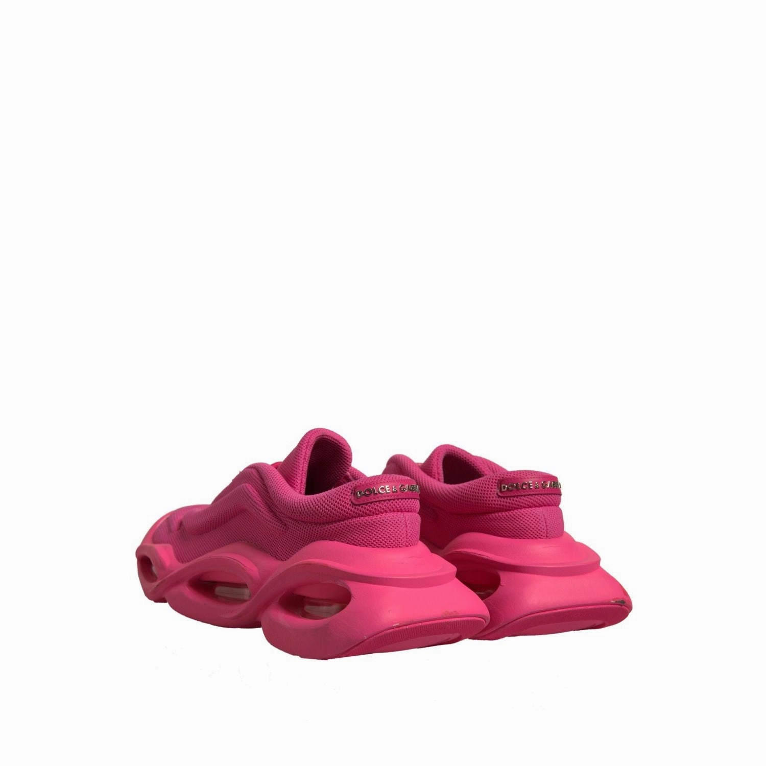 Dolce & Gabbana Pink Wave Low Top Lace Up Men Sneakers Shoes Balance Walking Sneakers