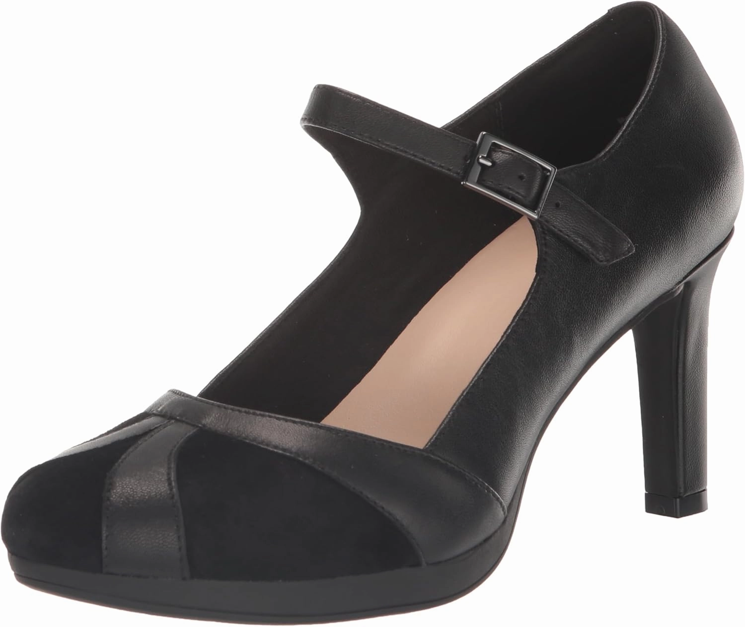 Lace Up Casual Shoes For Men Clarks Ambyr Light Women's Heels Color Black Combi