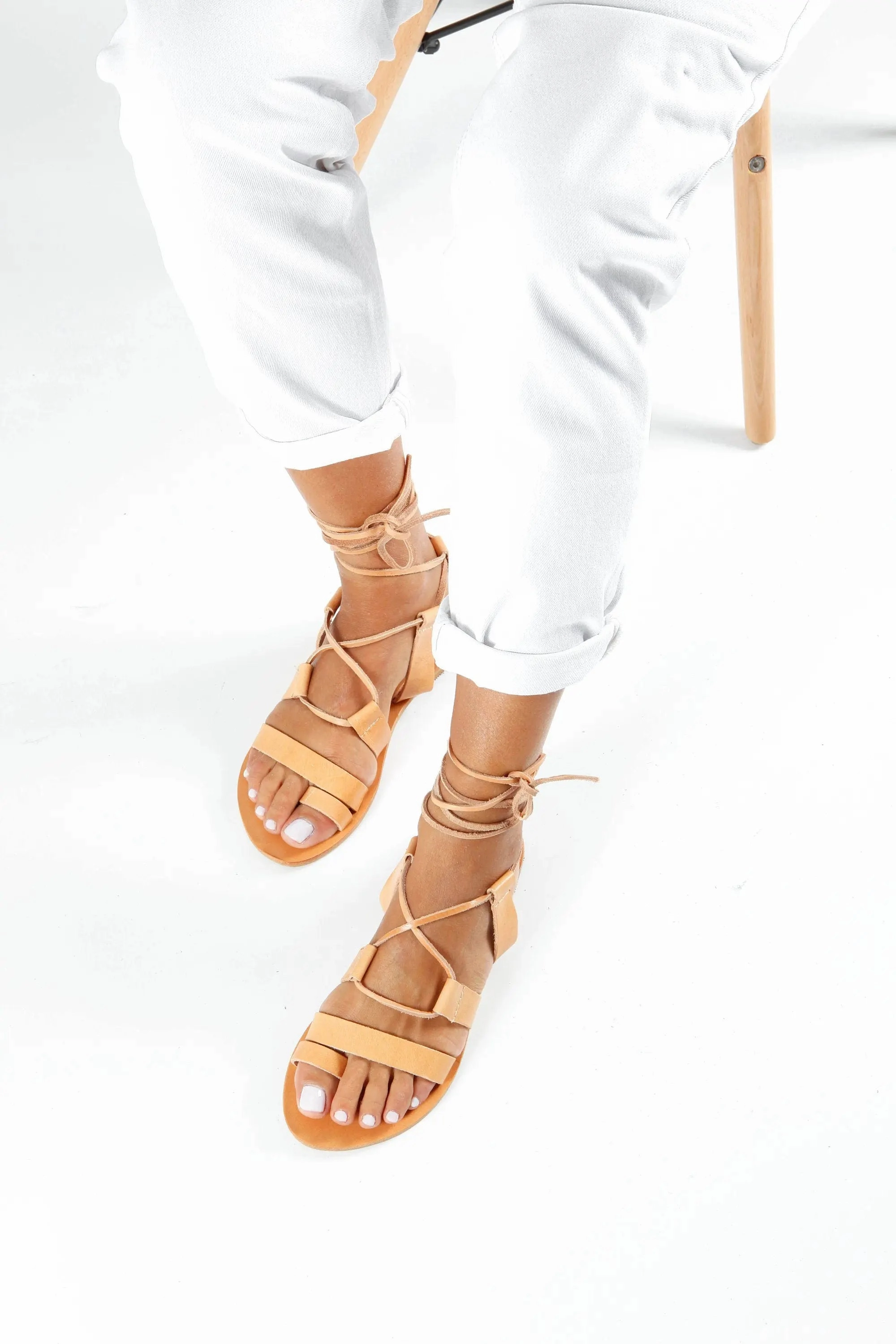 NEFELI Handmade Greek Sandals Sandals For Ladies