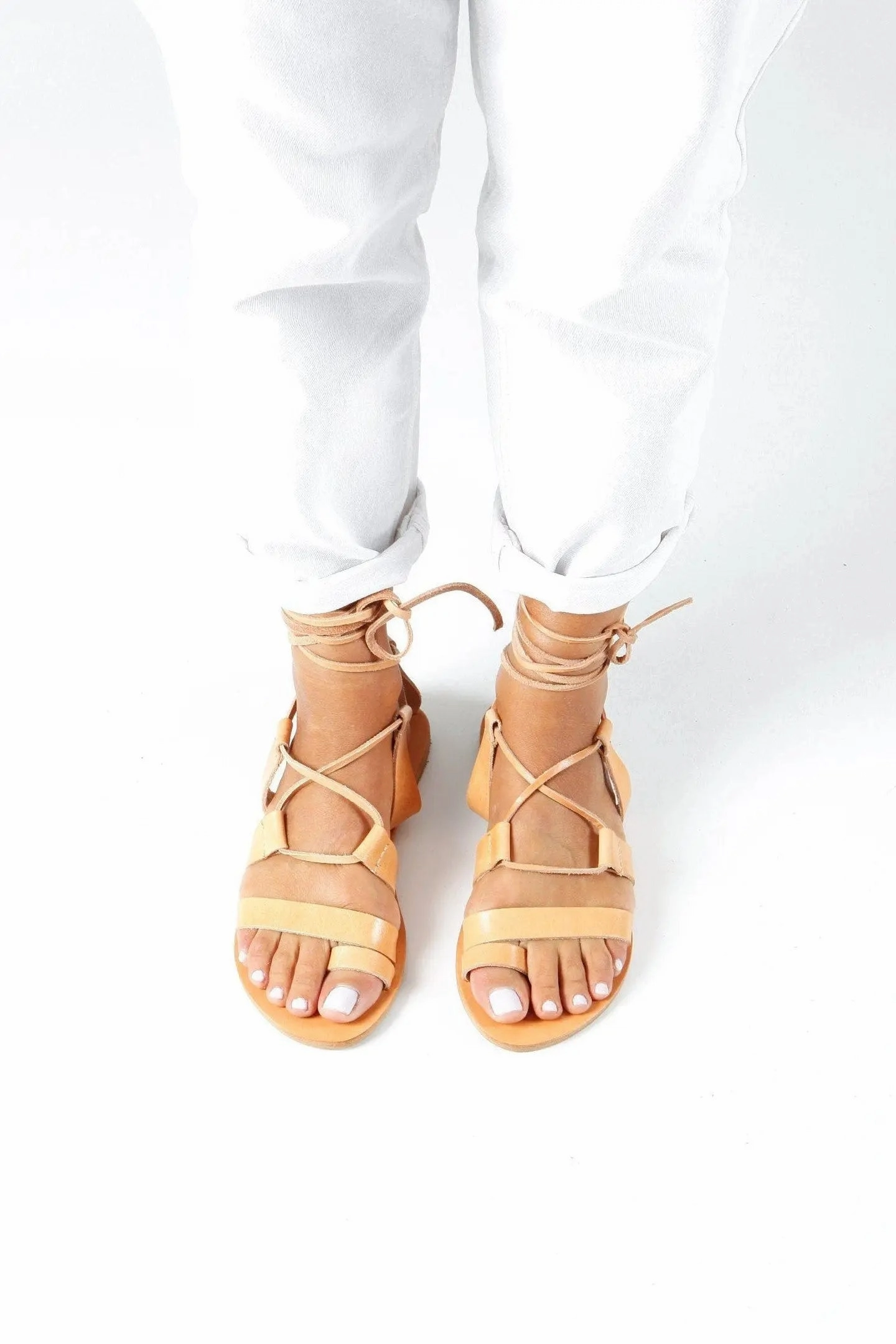 Rope Sandals NEFELI Handmade Greek Sandals