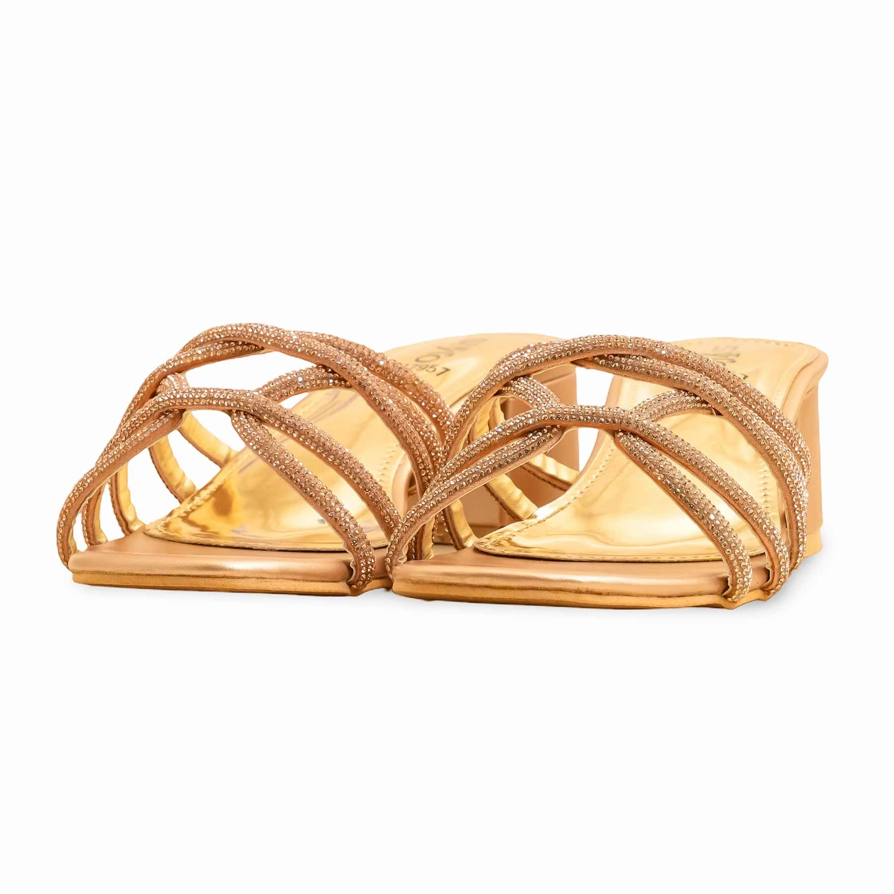 Yarn Slippers Peach Fancy Slipper FN7957