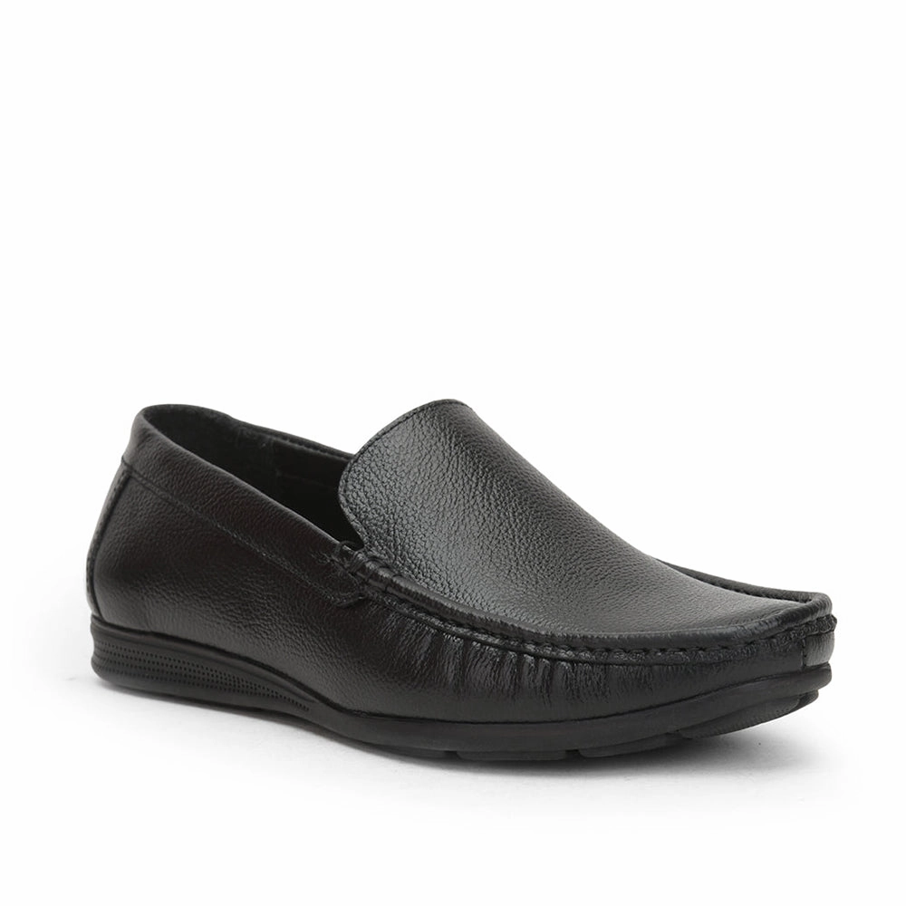 Fortune (Black) Casual Loafer Shoes For Men HOL-106 By Liberty Simple Fashion Breathable Casual Shoes