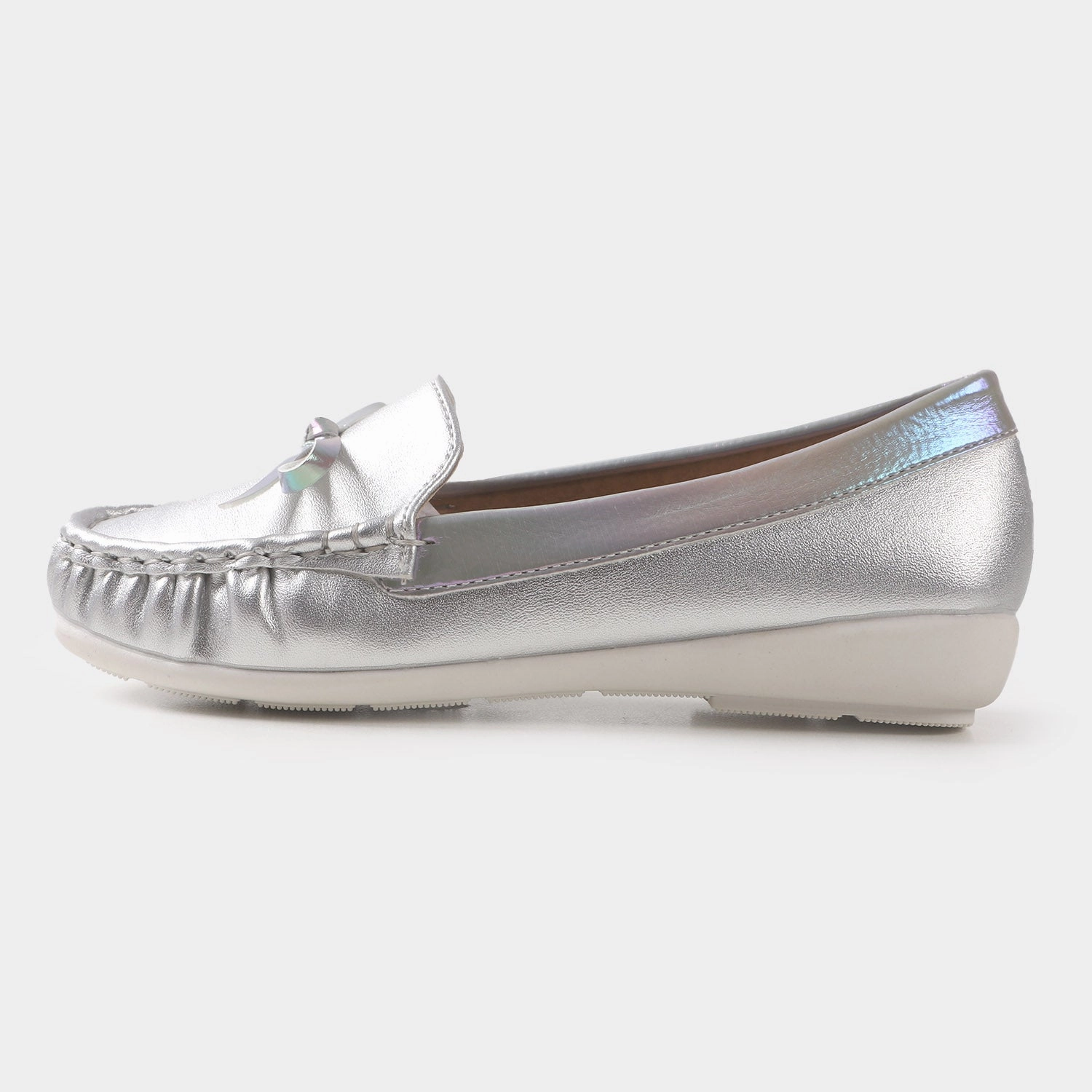 Loafers Sizing Girls Loafers 202109-3 - SILVER
