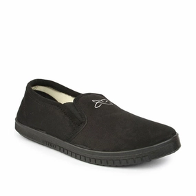 Gliders Casual Black Slip on Moccasins Shoes For Men JOGGING-E By Liberty Branded Casual Shoes