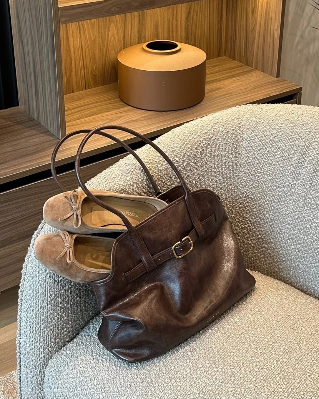 Ramesses Taupe Suede Shoes Wide Flat Feet