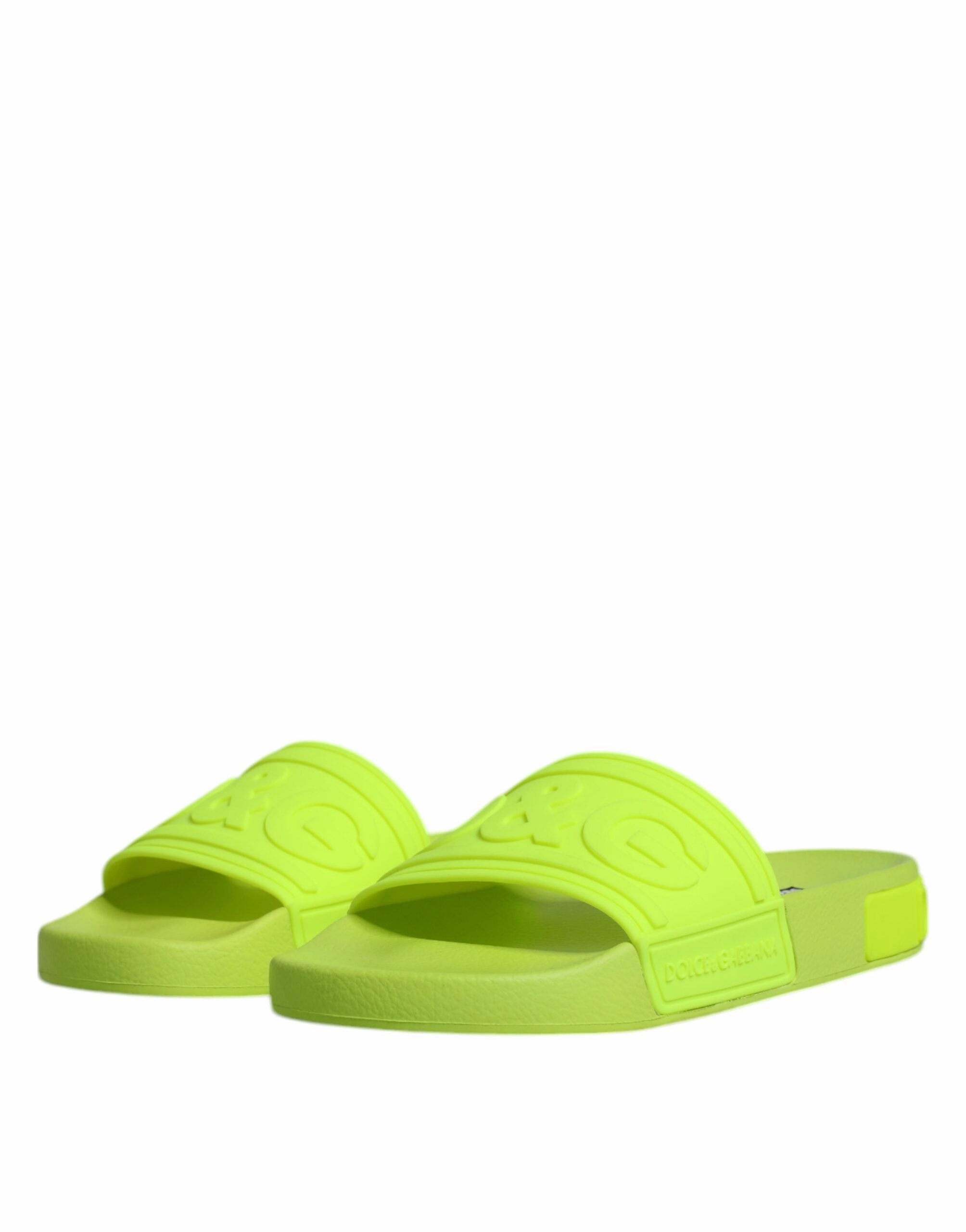 Green Rubber Slides Sandals Beachwear Shoes Sandals Montego
