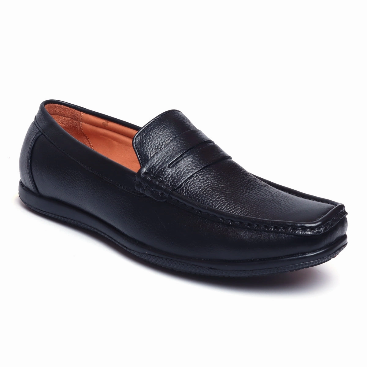 Classic Leather Loafers for Men CK  03 Penny Loafers And Socks