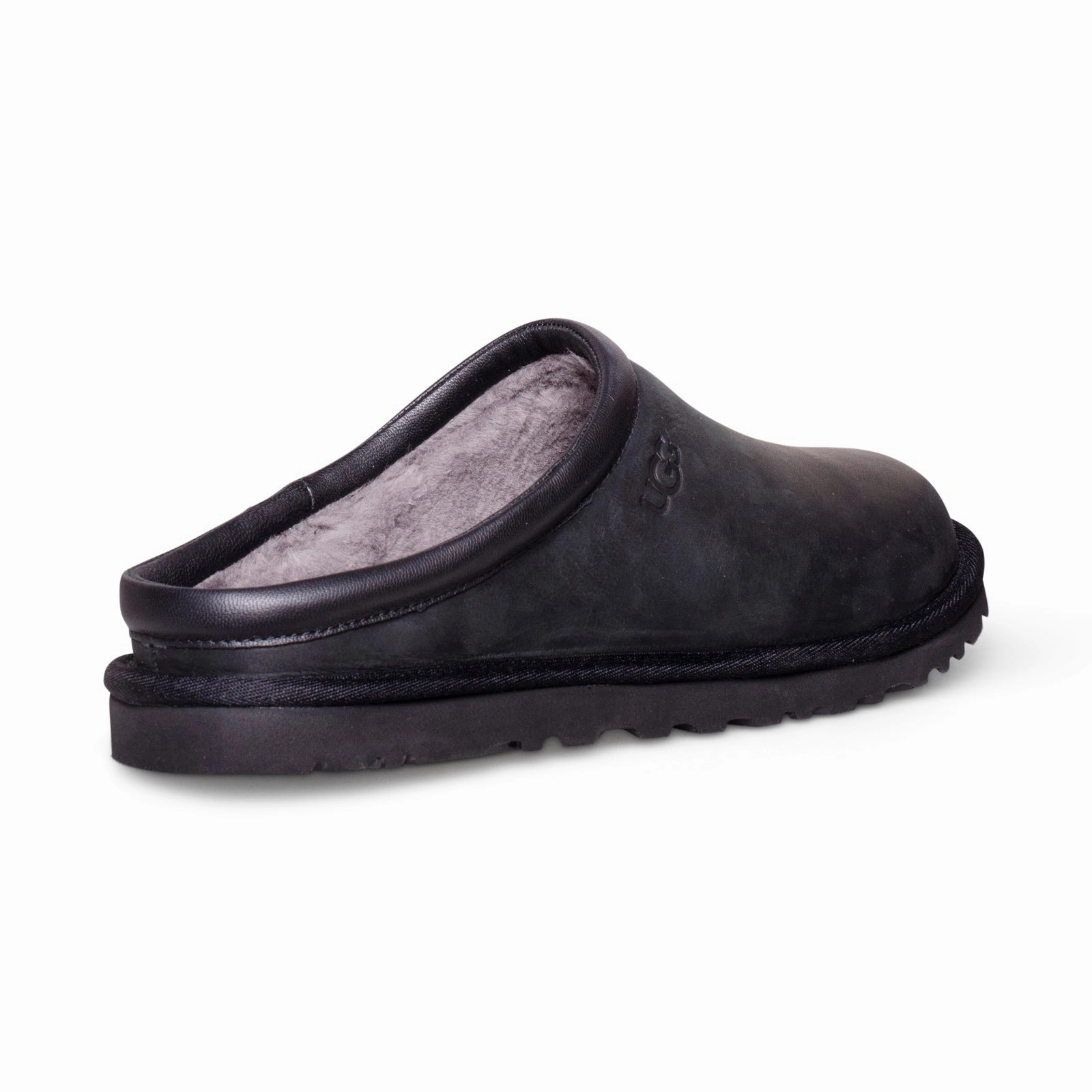 UGG Classic Clog Black Slippers - Men's Plaid Slippers