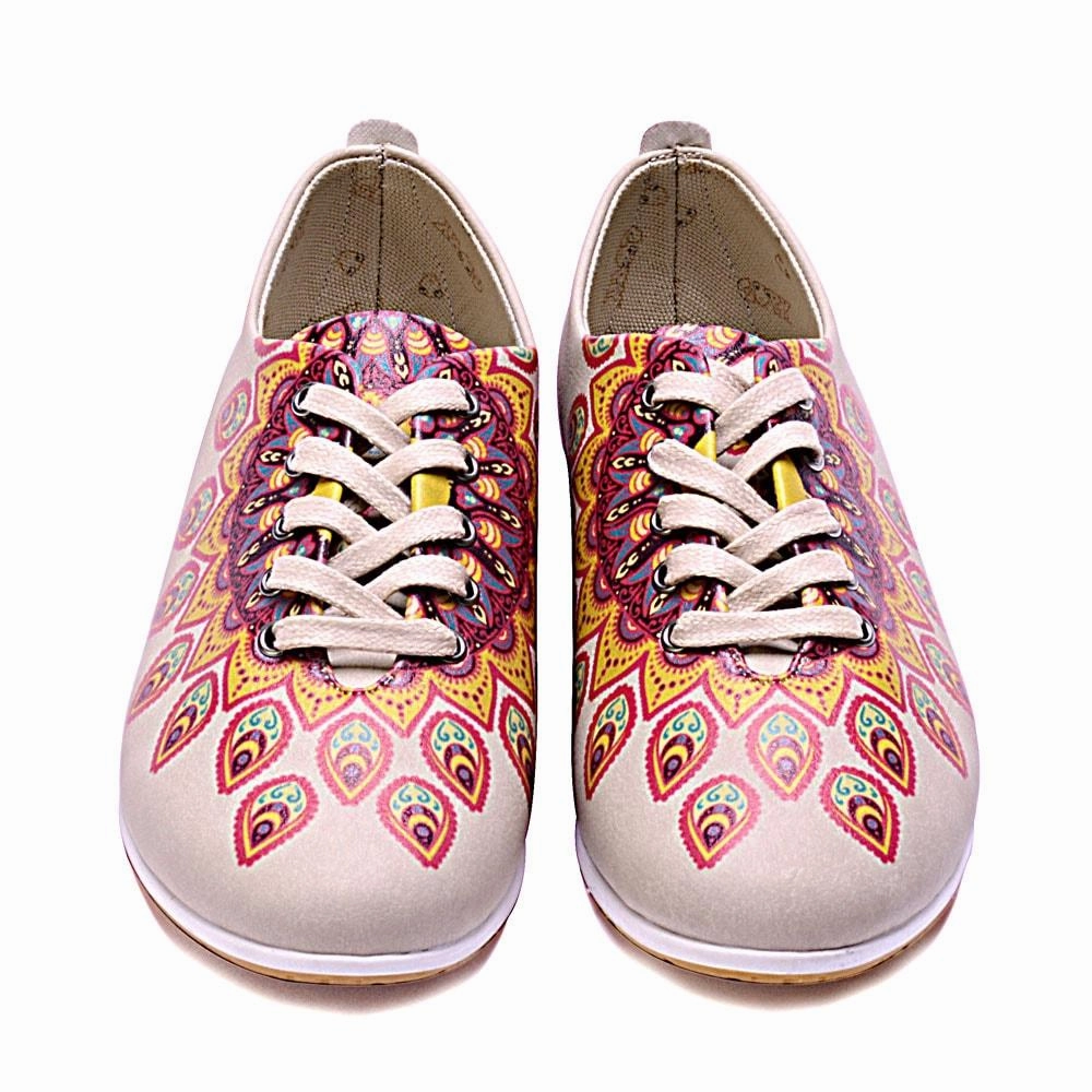 Flat Pointed Wedding Shoes Pink Pattern Ballerinas Shoes SLV184