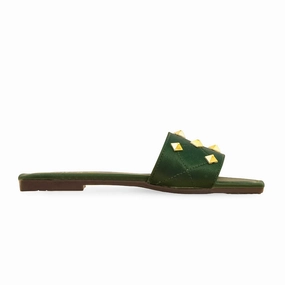 Green Casual Slipper CL2126 Casual Shoes Teenagers