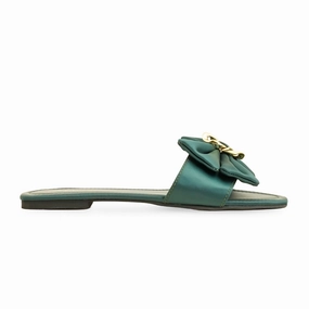 Green Formal Slipper For Women FR8310 Shop Slippers Near Me