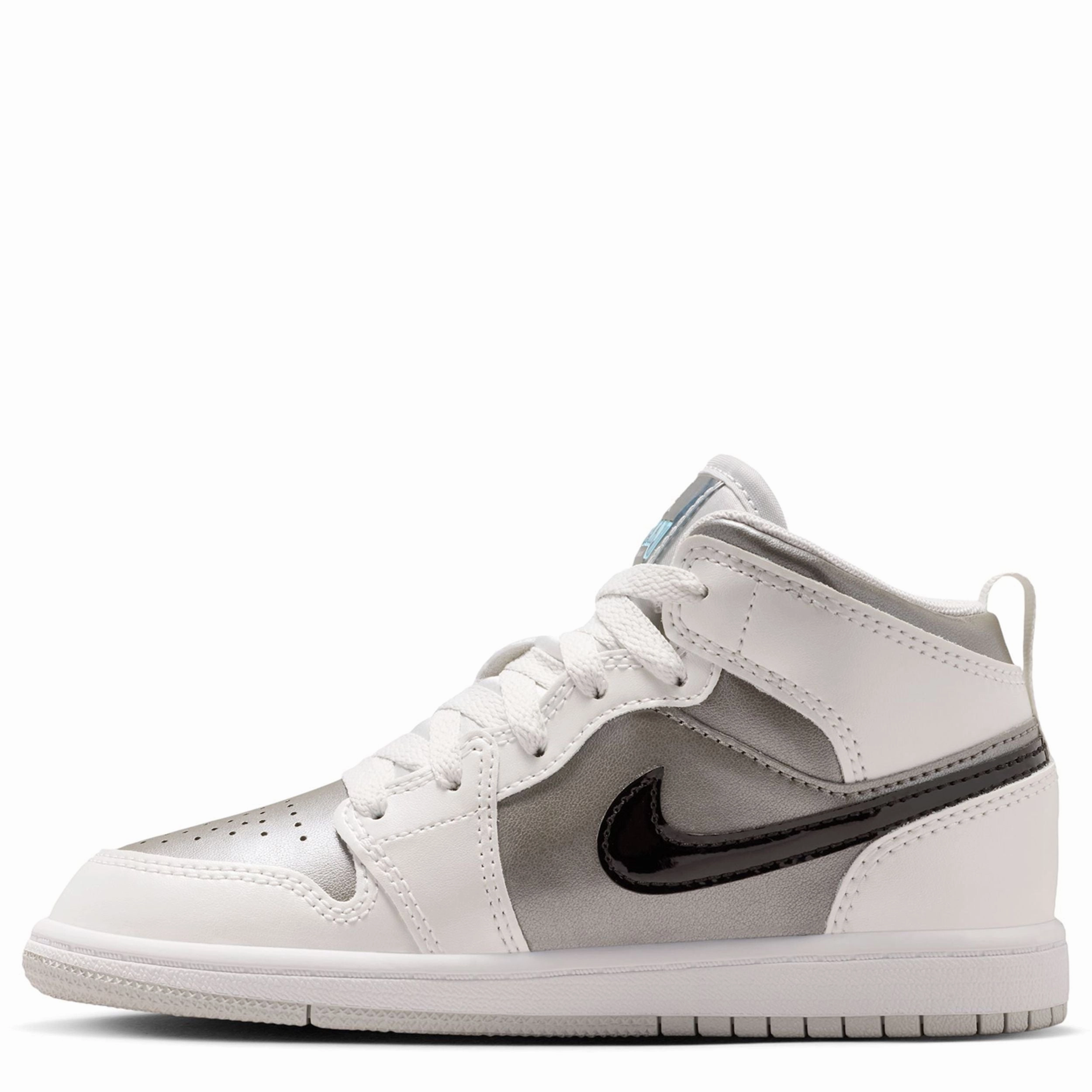 Jordan 1 Mid (Little Kid) Ladies Sneakers