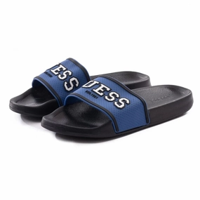 GUESS Elliot Slide Men - BLKBLU Hawaii Slippers
