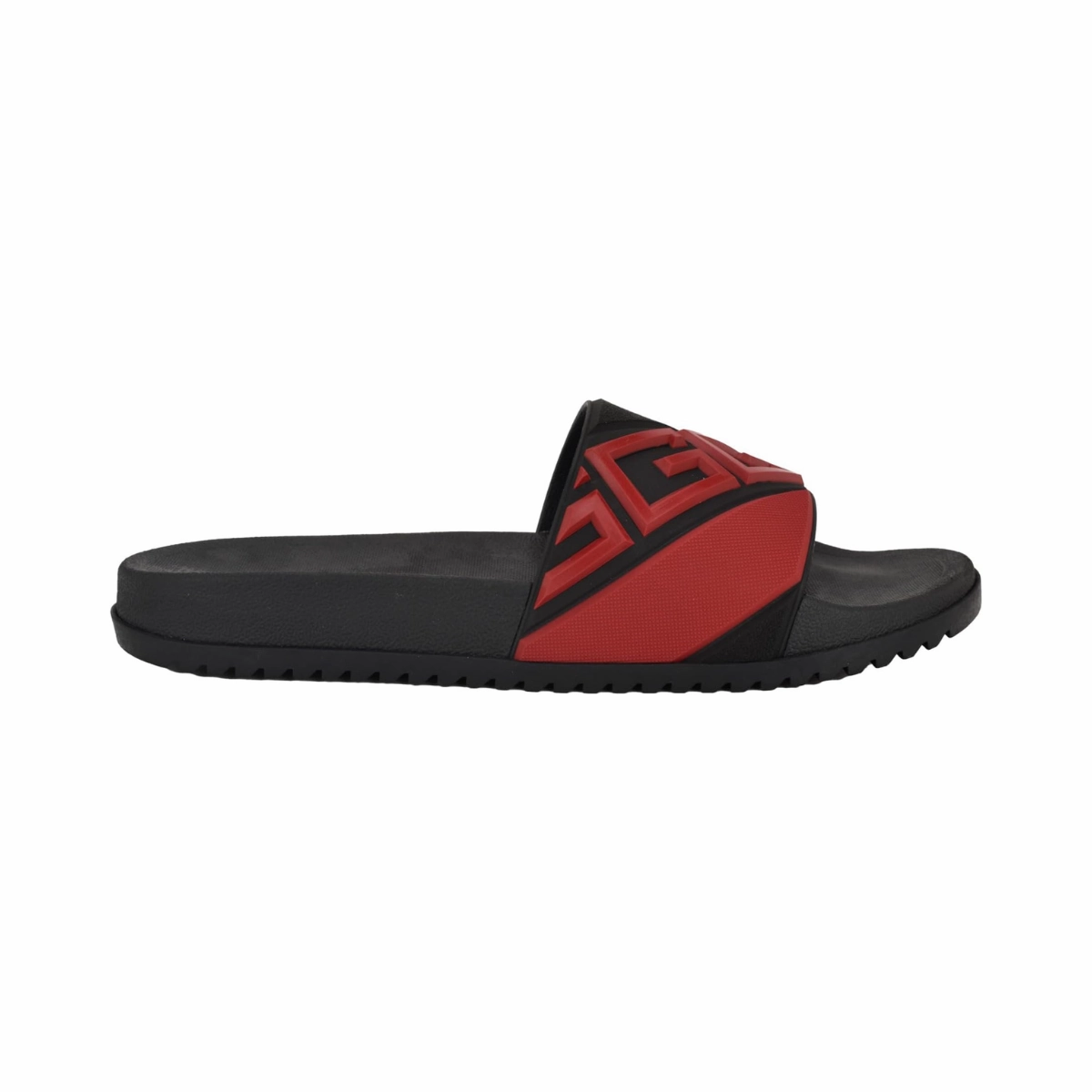 GUESS Odent Men's Slides - BLKRED Ladies Wedge Slippers