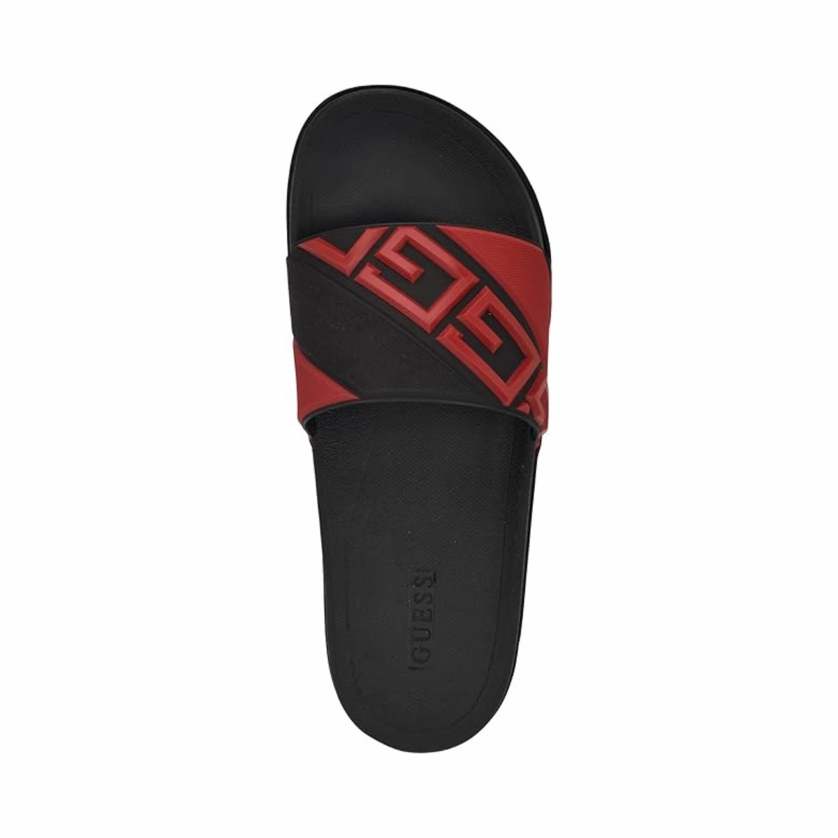 Sole Mates Slippers GUESS Odent Men's Slides - BLKRED
