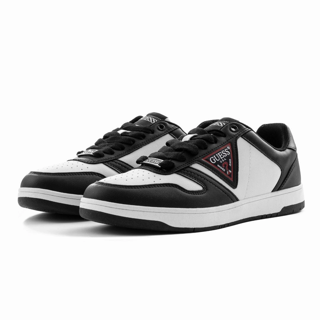 GUESS Taveni Low-Top Sneakers Men - WHTBLK Buying Sneakers Online