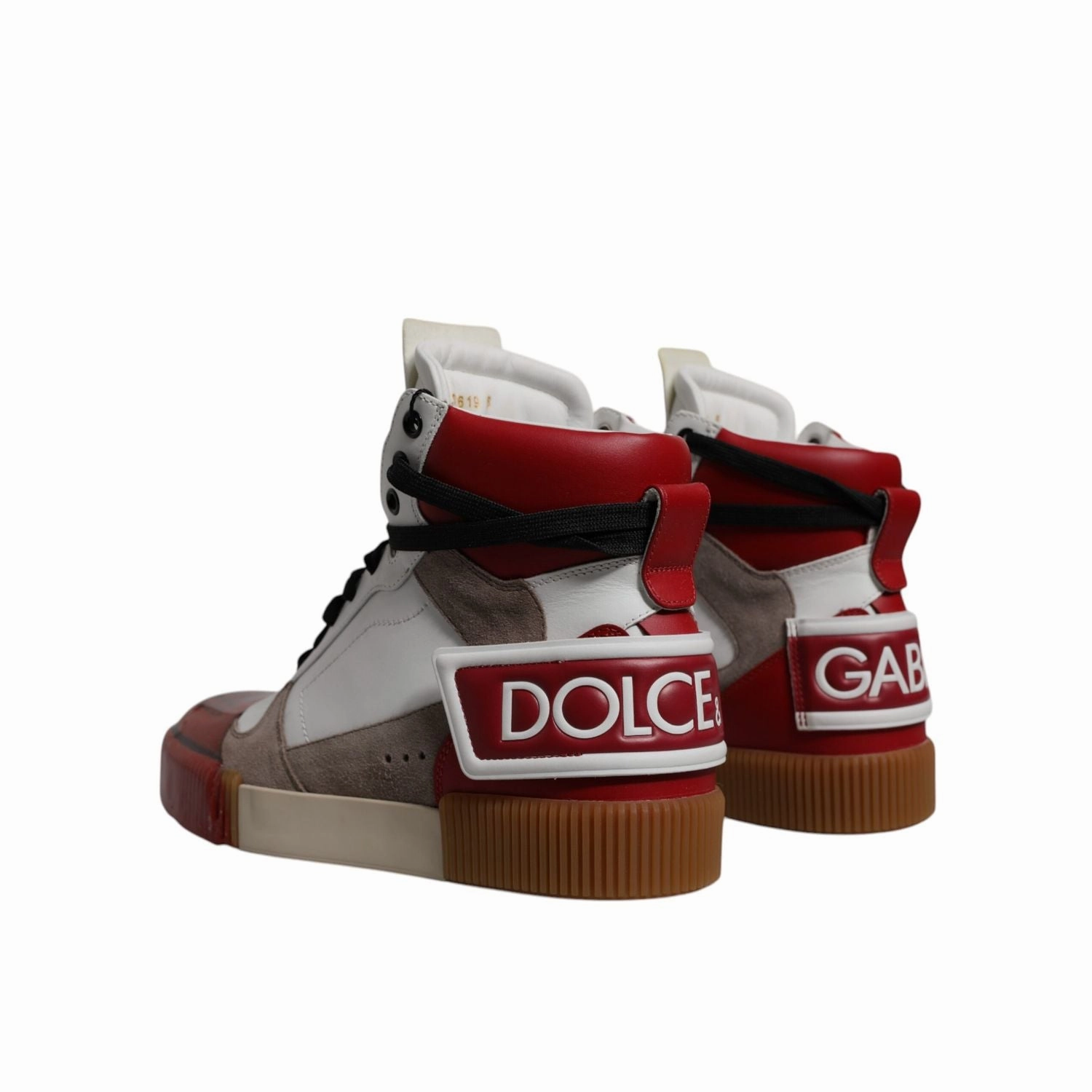 Addidas Sneakers Dolce & Gabbana Multicolor Leather High Top Sneakers Shoes