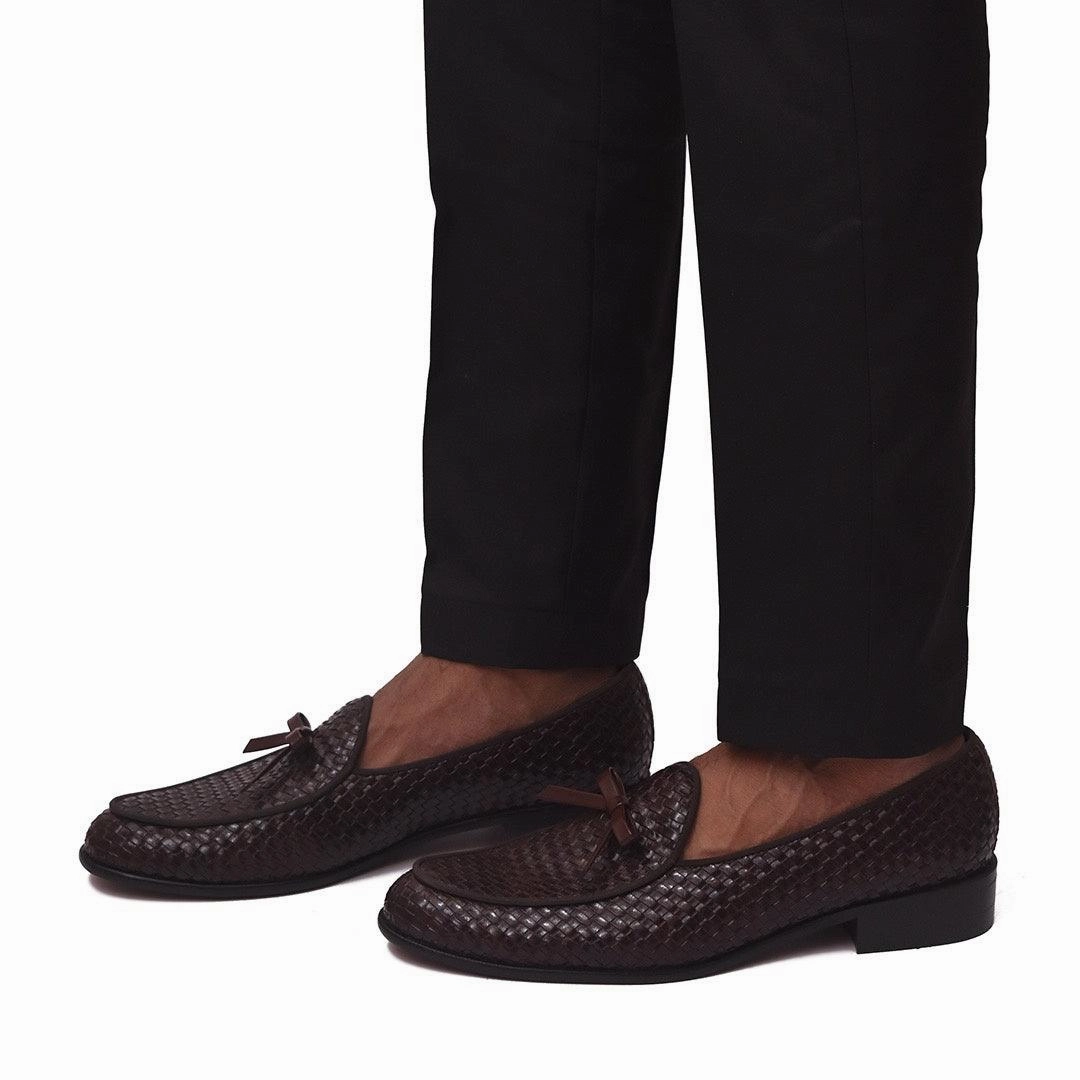 Best Lug Sole Loafers HAMMEL - BROWN KNOT SLIP-ON