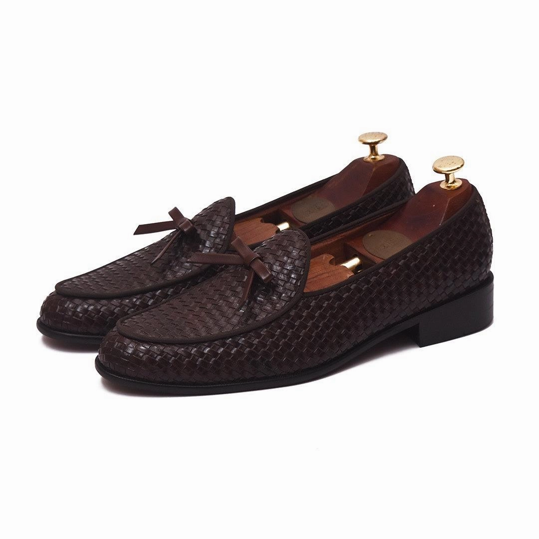 HAMMEL - BROWN KNOT SLIP-ON Loafers Wexford