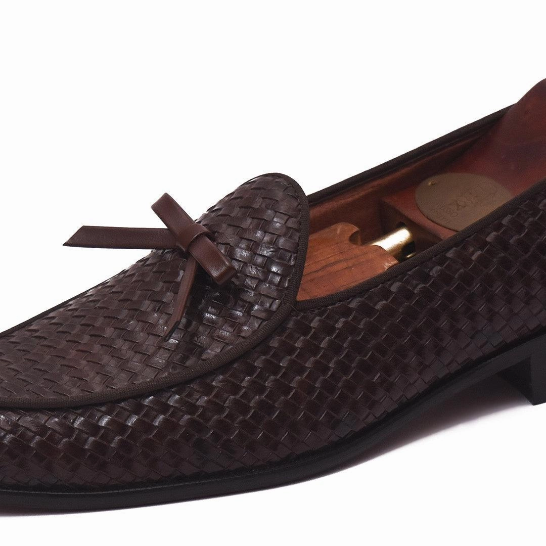 Loafers Sandro HAMMEL - BROWN KNOT SLIP-ON