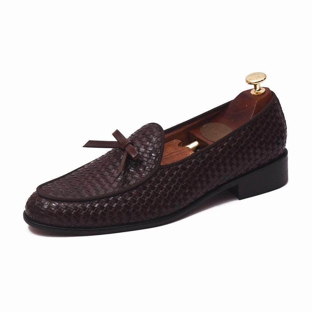 HAMMEL - BROWN KNOT SLIP-ON Best Orthopedic Loafers