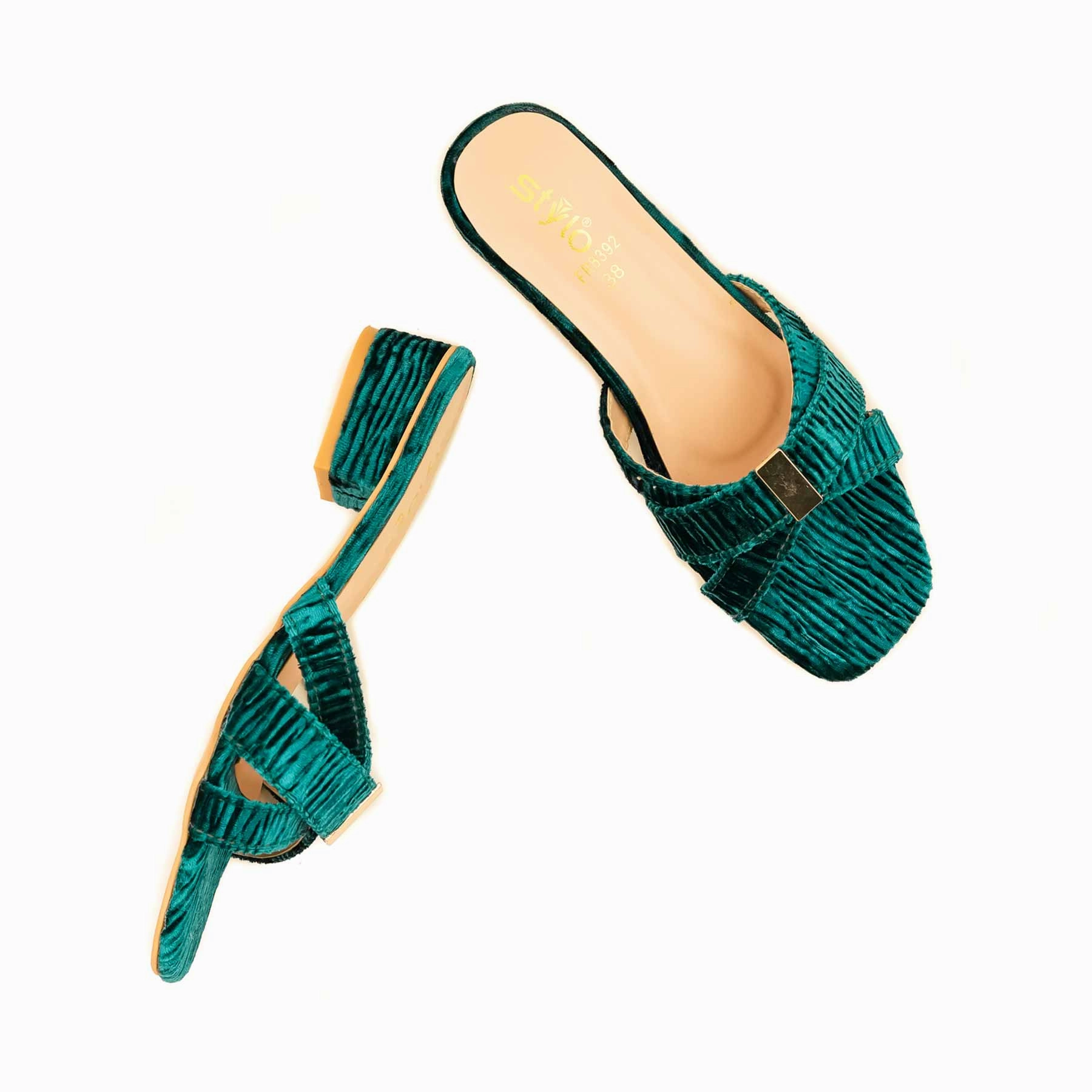 Clear Slippers Green Formal Slipper FR8392