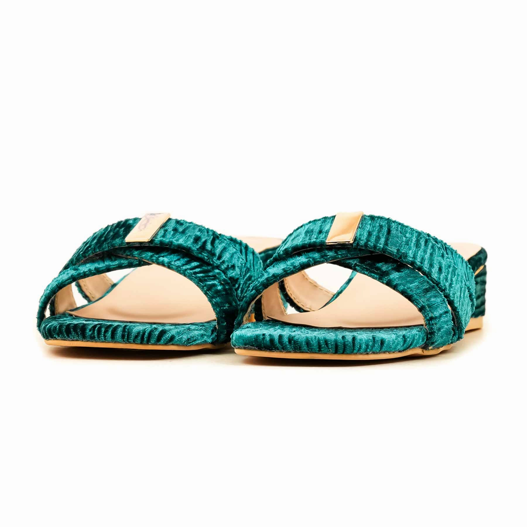Green Formal Slipper FR8392 Large Slippers