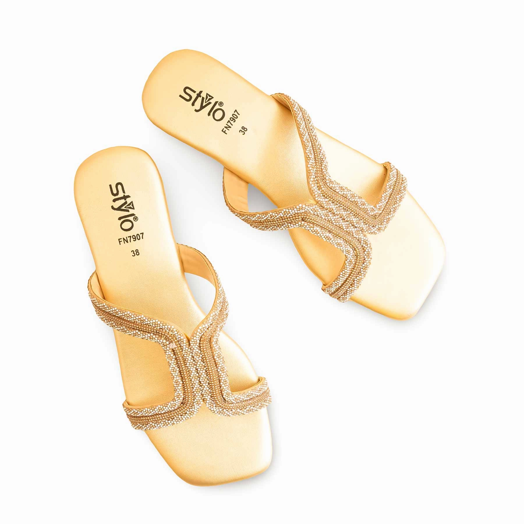 Golden Fancy Slipper FN7907 High Quality Slippers