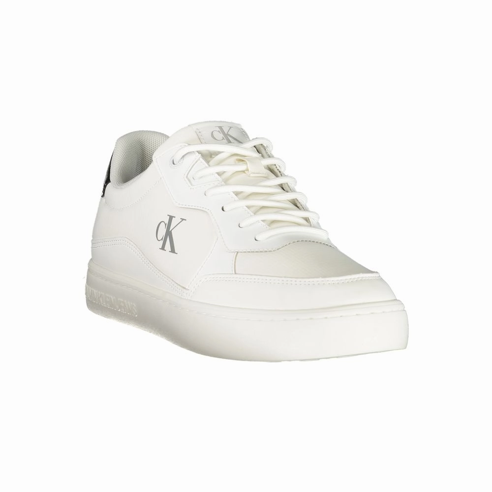 Sneakers Pastry Calvin Klein White Polyester Men Sneaker