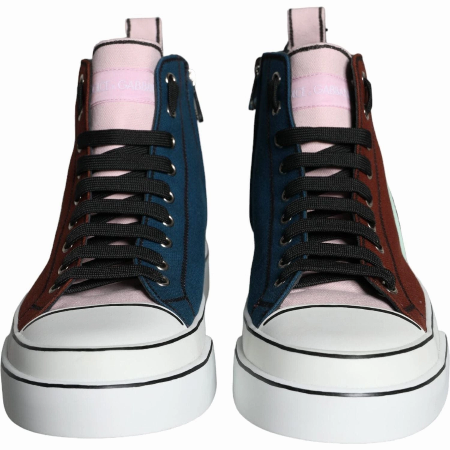 Sneakers In Amazon Dolce & Gabbana Multicolor Patchwork High Top Sneaker Shoes