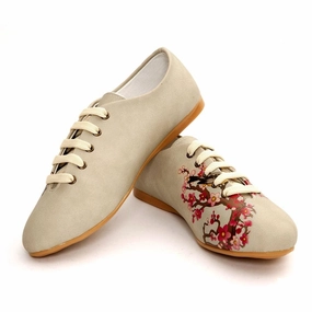Walking Shoes For Flat Feet And Bunions Flowers Ballerinas Shoes SLV079