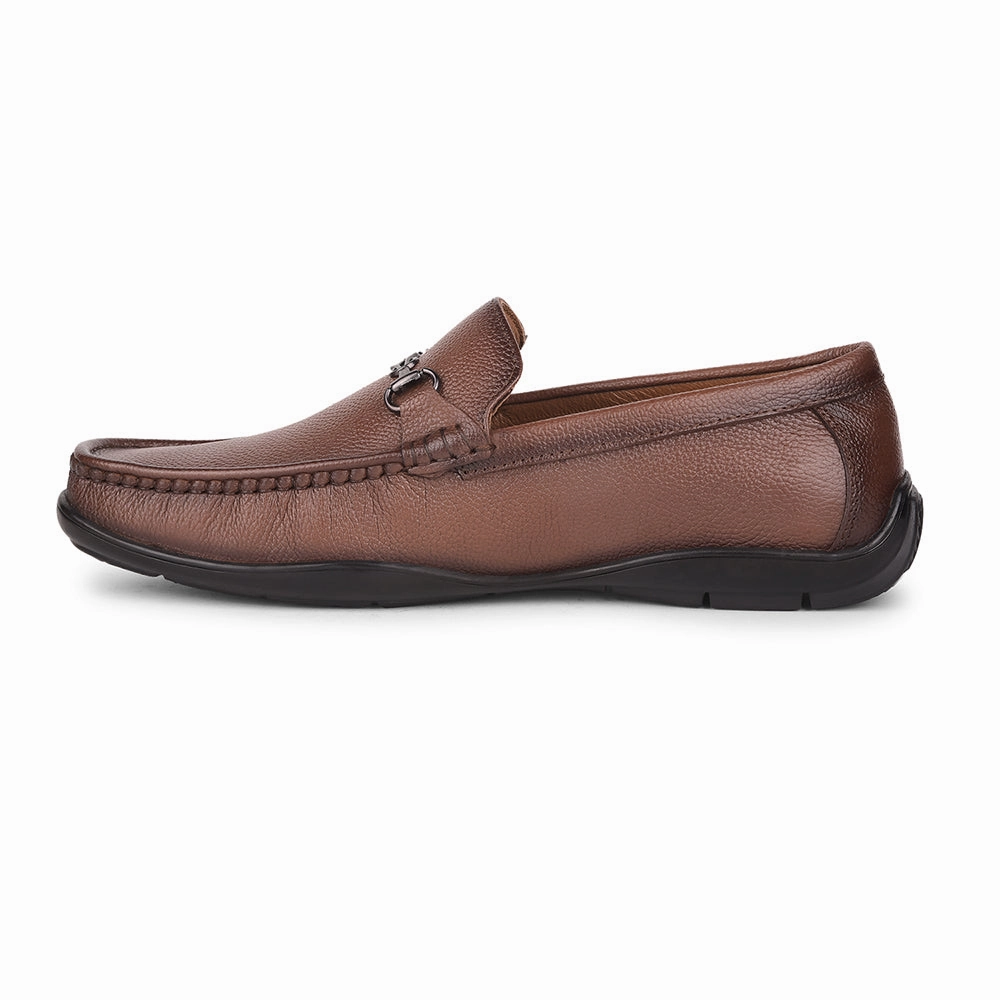 Healers Tan Loafers For Men UVI-19 By Liberty Elias Loafers