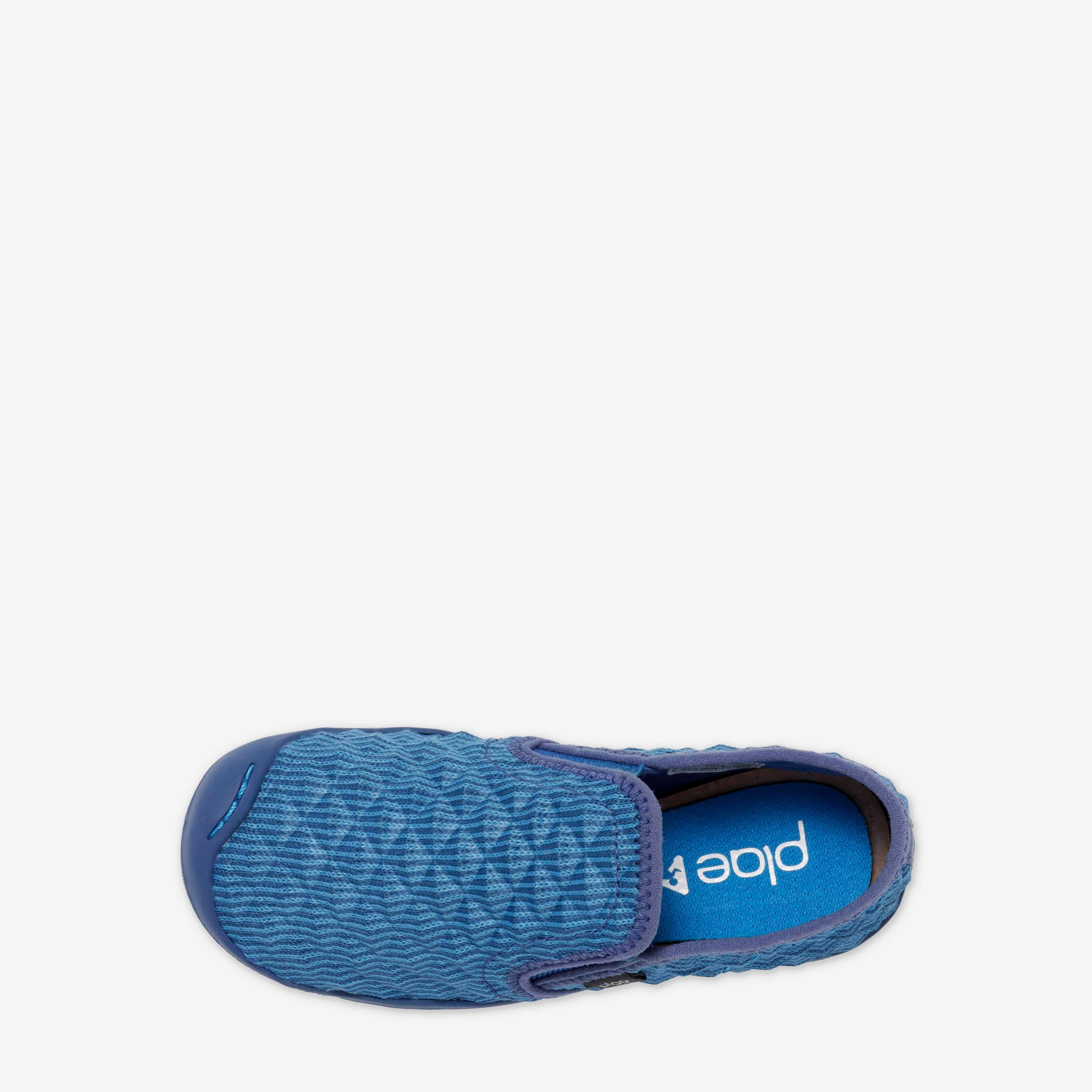 migi - spinner blue 3D prism Mary Jane Flat Dress Shoes