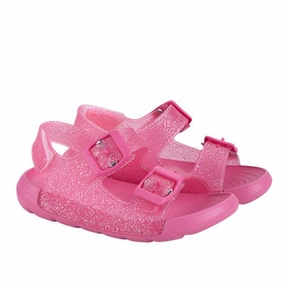 Espadrilles Sandals Igor Girl's Maui MC Glitter Sandals, Fucsia Glitter