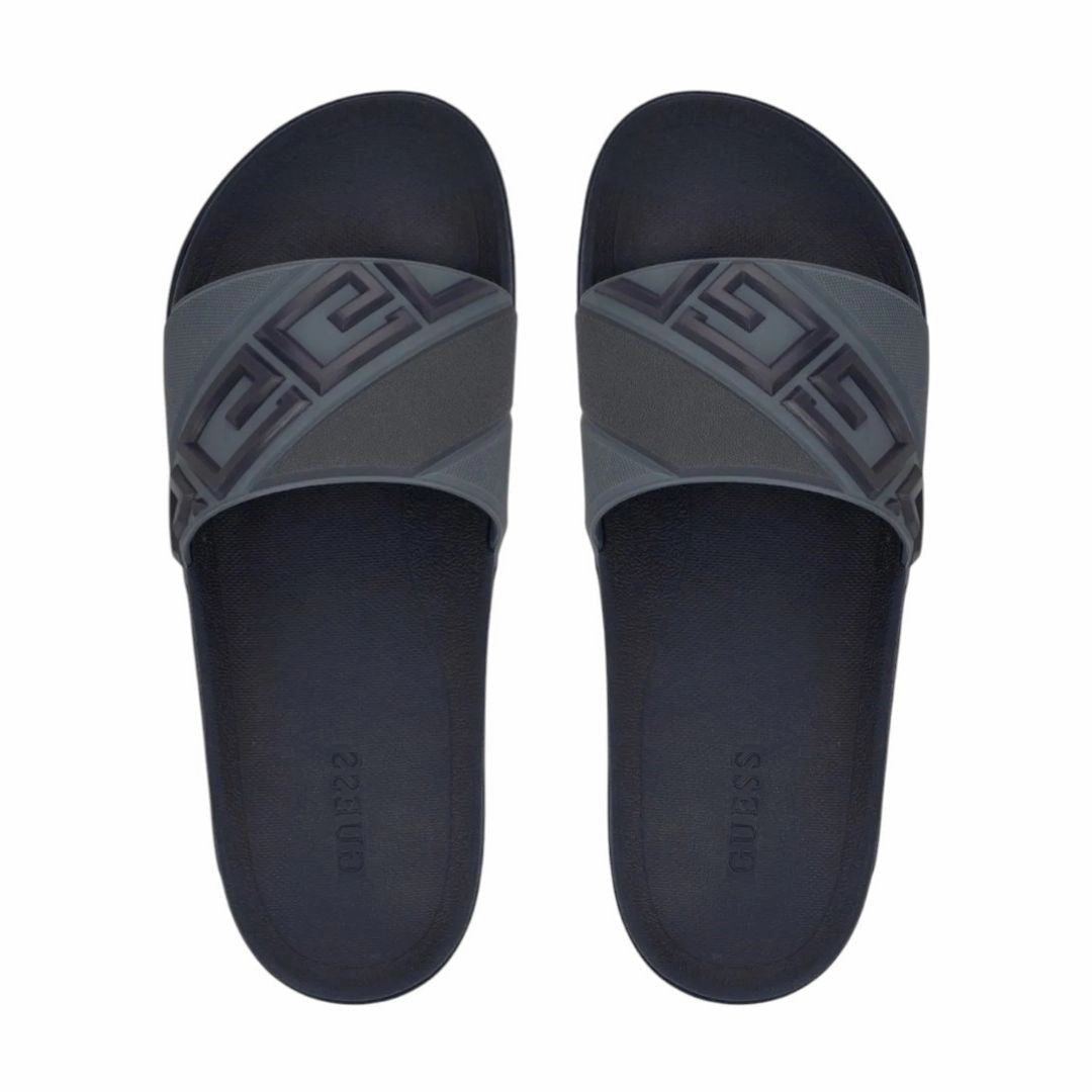Slippers Tazz GUESS Odent Men's Slides - BLKGRY