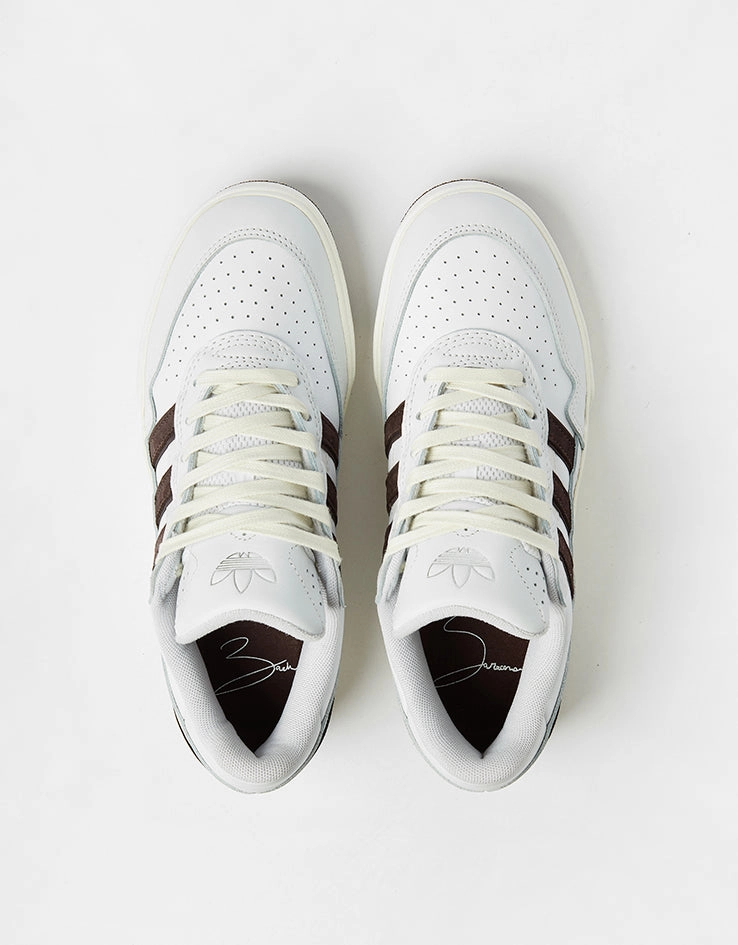 adidas x Zach Saraceno Tyshawn II Skate Shoes - Crystal White/Shadow Brown/Off White Adidas Switch Fwd 2 Running Shoes