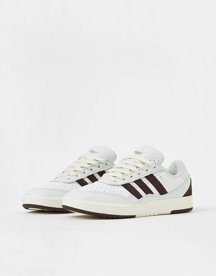 adidas x Zach Saraceno Tyshawn II Skate Shoes - Crystal White/Shadow Brown/Off White Amazon Adidas Soccer Shoes