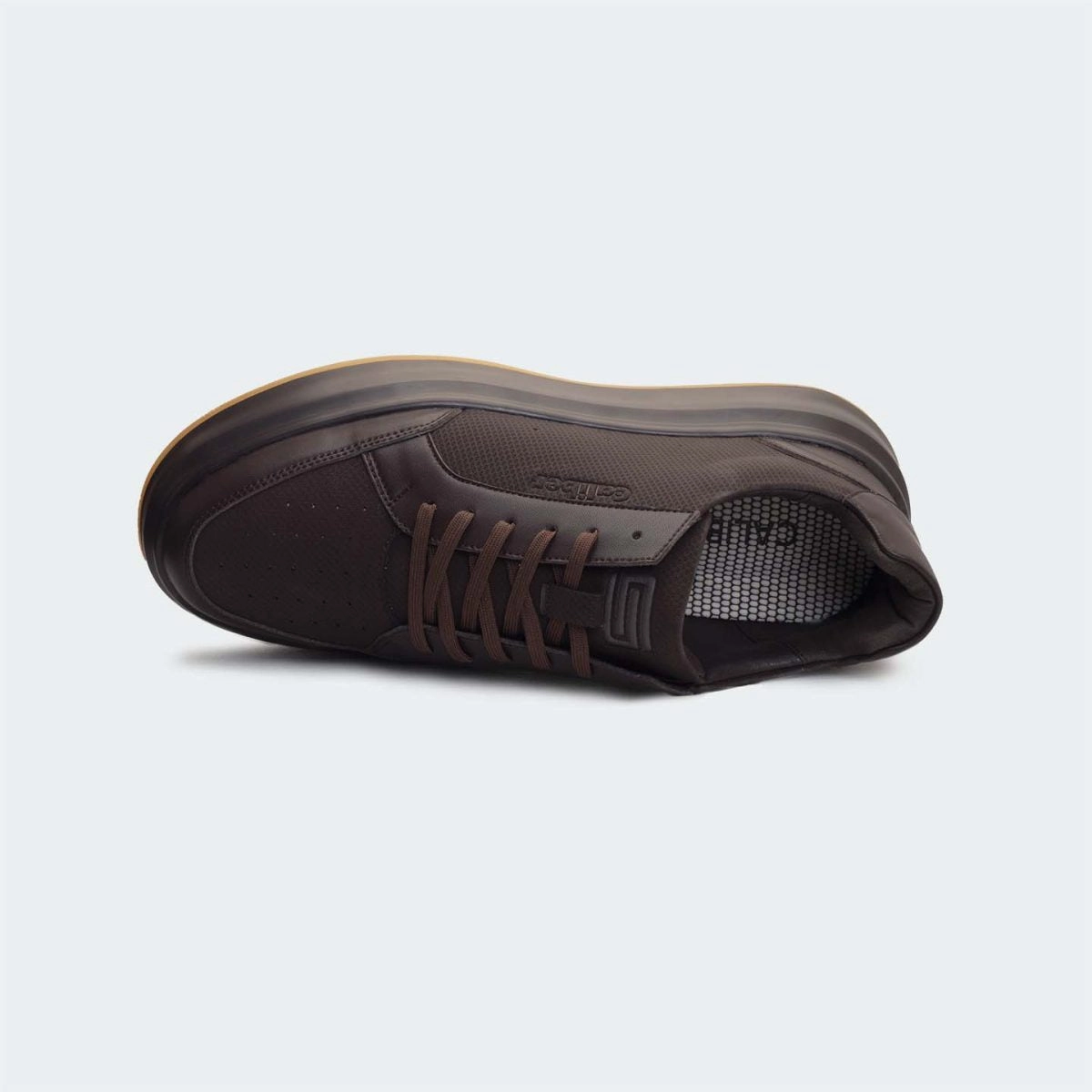 Shoes Outfit Casual Caliber Shoes Coffee Casual Sneakers For Men ( METROFADE 568 )