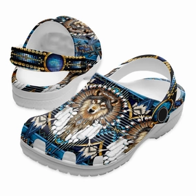 Native Pattern Clog Shoes For Adult and Kid 89141 New Sandals Low