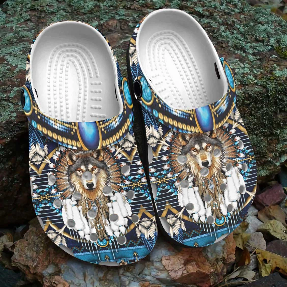 Sandals Bahamas Locations Native Pattern Clog Shoes For Adult and Kid 89141 New