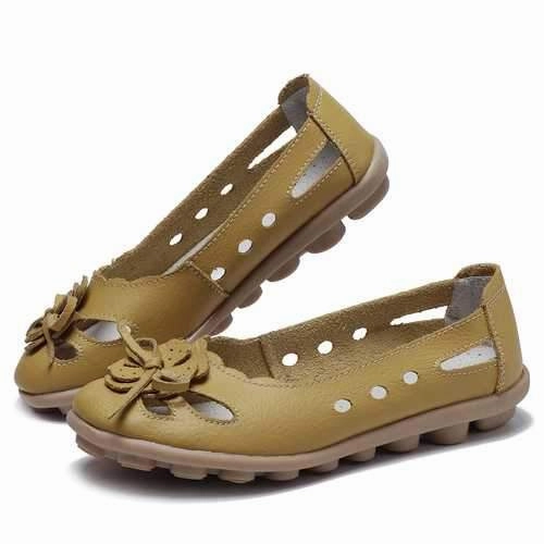 Hollow Out Breathable Casual Flats Shoes For Women New Balance 501 Casual Shoes