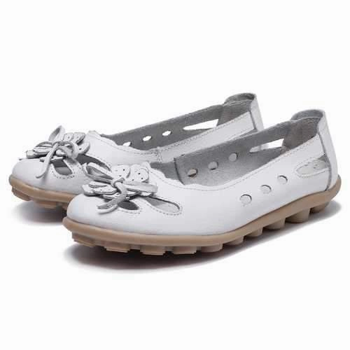 Everyday Casual Shoes Hollow Out Breathable Casual Flats Shoes For Women