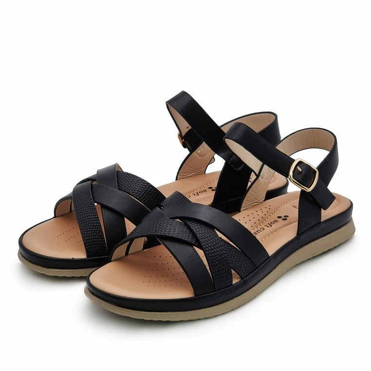 34th Shoes Flats Hook and Loop Flat Sandals