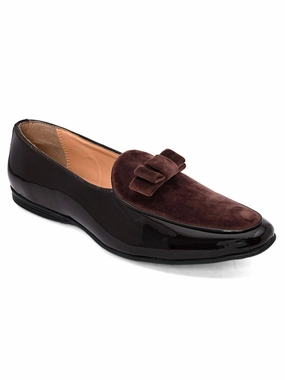 Duck Boot Loafers Icon Brown Formal Patent Loafers