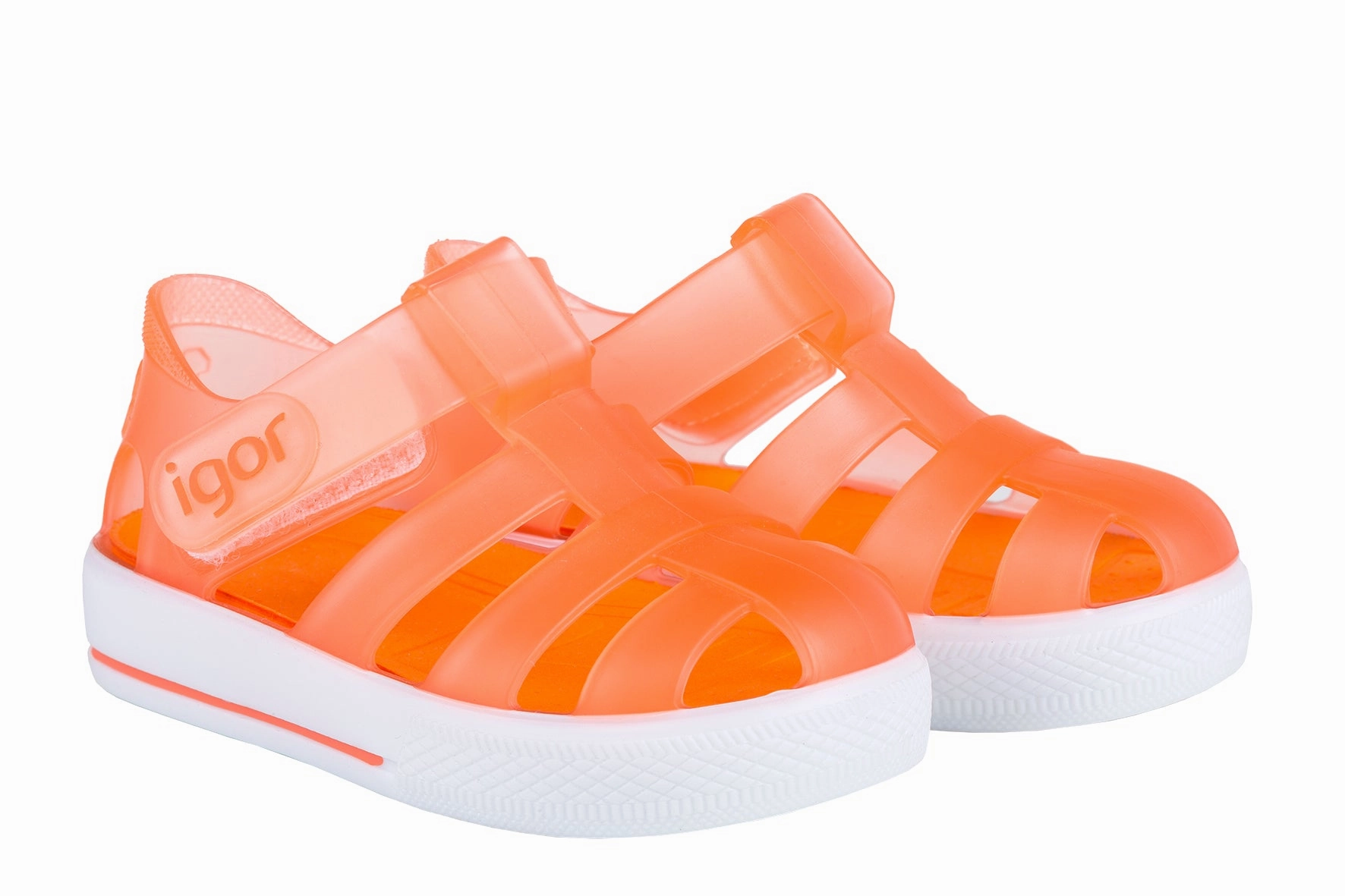 Igor S10171 Girl's and Boy's Star Sandal - Naranja Mexican Huarache Sandals